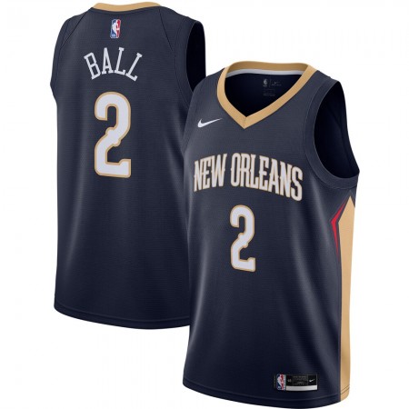 Herren NBA New Orleans Pelicans Trikot Lonzo Ball 2 Nike 2020-2021 Icon Edition Swingman